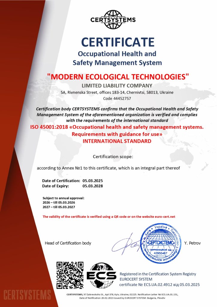 45001_MODERN ECOLOGICAL TECHNOLOGIES LLC_СС_page-0001